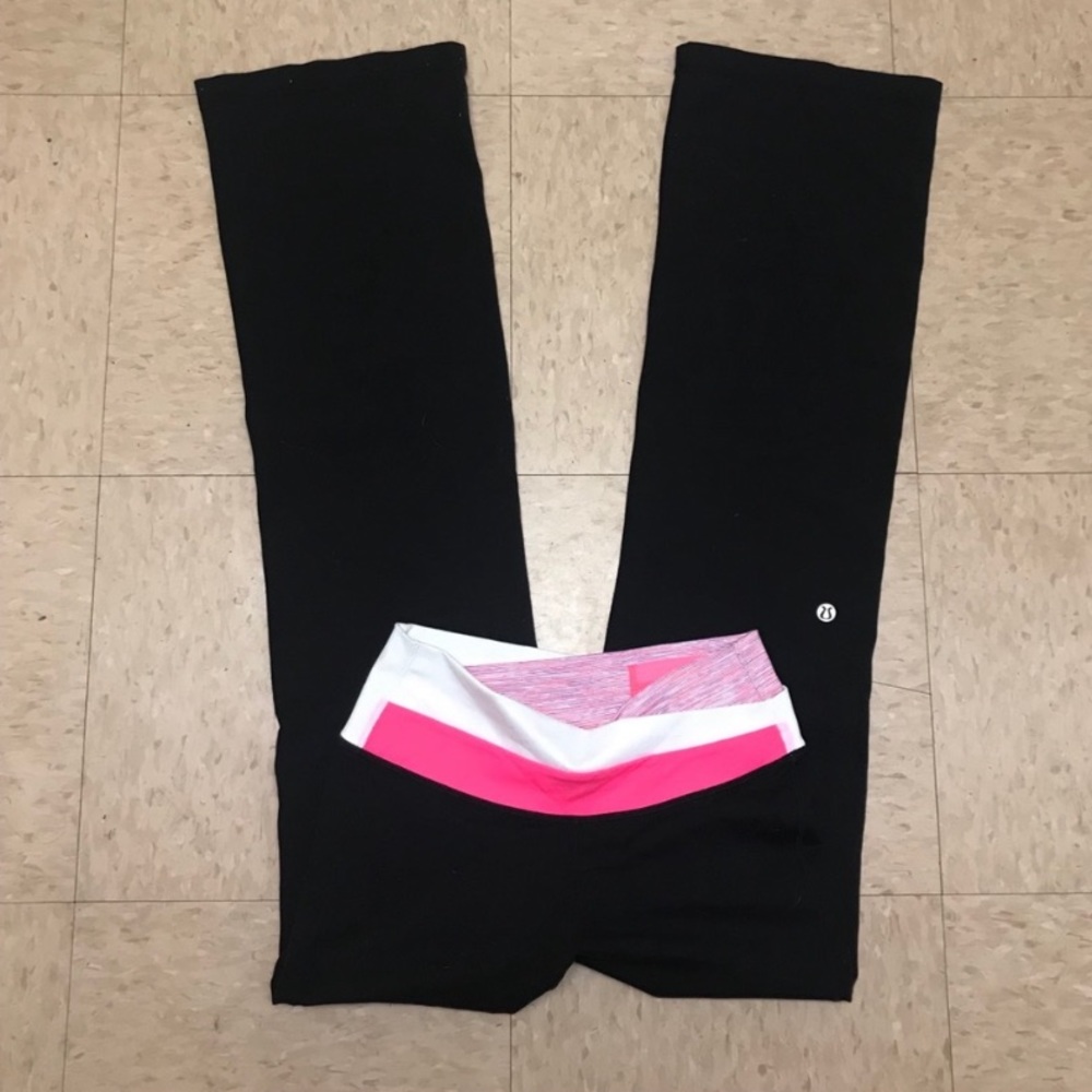 Lululemon yoga pants Groove pant size 4 pink